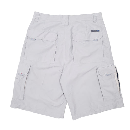 Mens Grey Quicksilver Vintage 90s Hoodie Shorts