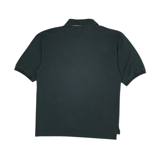 Mens Green Tommy Hilfiger Vintage 90s Golf Crewneck Polo Shirt