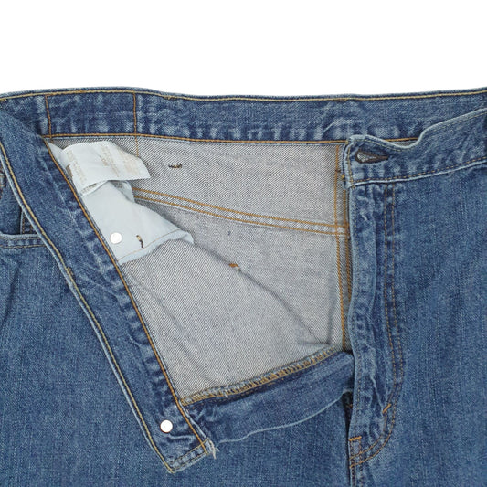 Mens Blue Levis 550 Relaxed Fit Hoodie Shorts