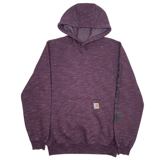 Mens Burgundy Carhartt Hoodie Jumper