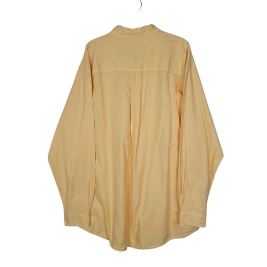 Mens Yellow L.L.Bean Vintage 00s Shirt