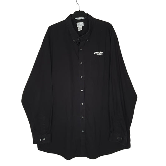 Mens Black L.L.Bean Long Sleeve Shirt