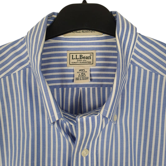 Mens Blue L.L.Bean Oxford Shirt