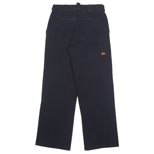 Mens Black Dickies Workwear Trousers