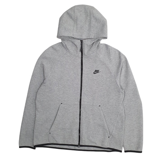 Mens Grey Nike Tech Fleece Full Zip Jumper