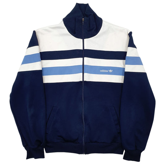 Mens Navy Adidas Full Zip Jumper