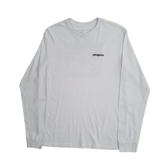 Mens Blue Patagonia Long Sleeve T Shirt