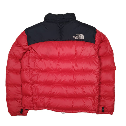 Mens Red The North Face Nuptse Coat