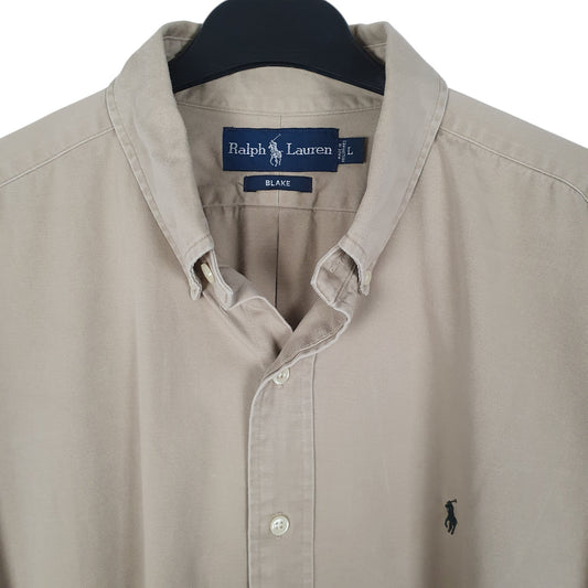 Mens Beige Ralph Lauren Shirt