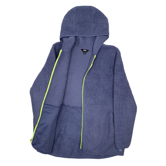 Womens Blue Fila Sport Full Zip Jumper