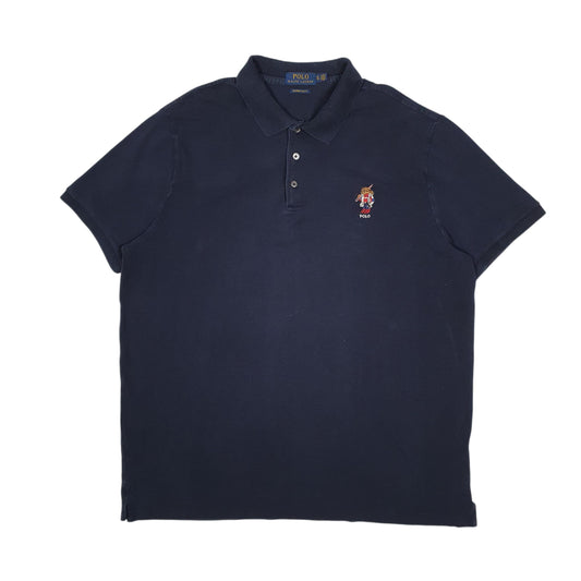 Mens Navy Polo Ralph Lauren Polo Bear Short Sleeve Polo Shirt