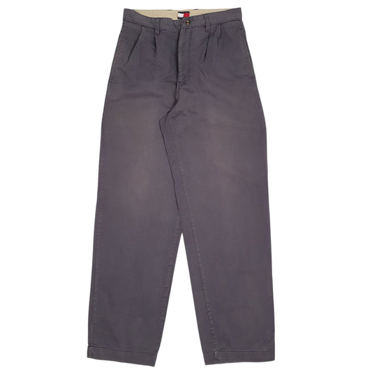 Mens Grey Tommy Hilfiger Vintage 90s Chino Trousers