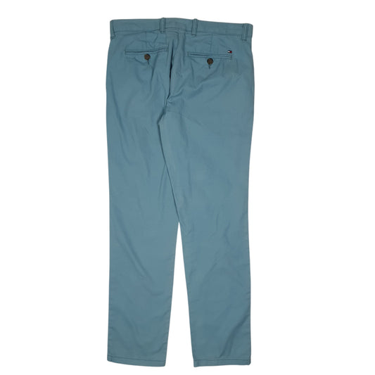 Mens Blue Tommy Hilfiger Custom Fit Trousers