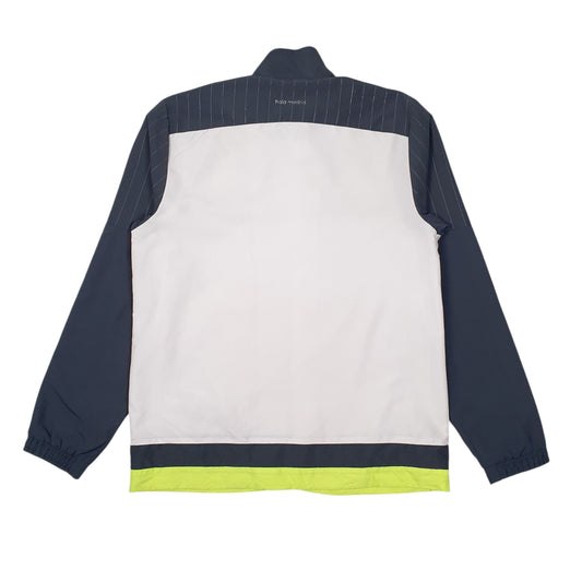 Mens Grey Adidas Real Madrid Coat