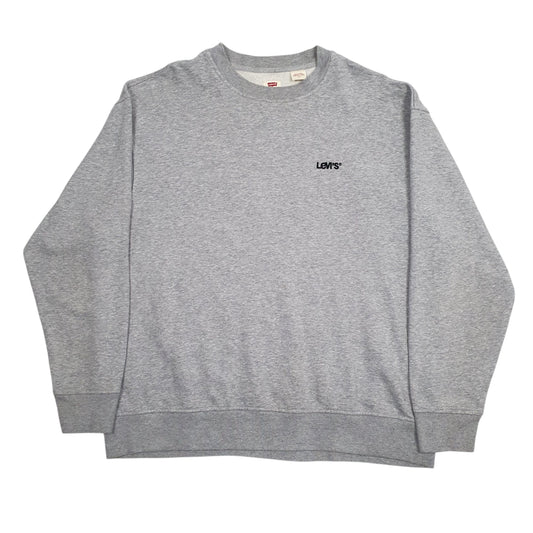 Mens Grey Levis Crewneck Jumper