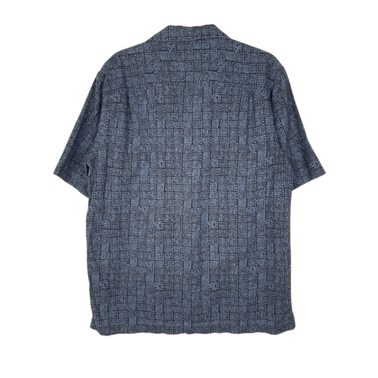 Mens Blue L.L.Bean Paisley Aztec Shirt