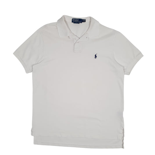 Mens White Polo Ralph Lauren Short Sleeve Polo Shirt