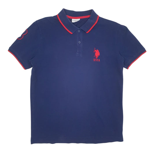 Mens Navy US Polo Assn Short Sleeve Polo Shirt
