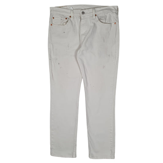 Mens White Levis 511 JeansW34 L30