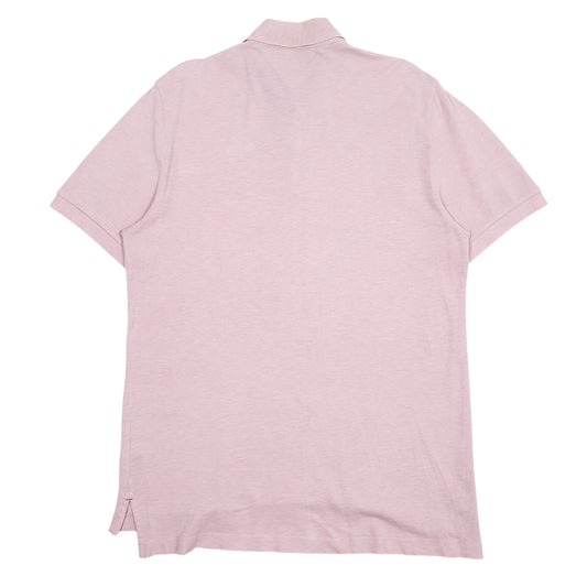 Mens Pink Tommy Hilfiger Polo Shirt