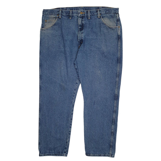 Mens Blue Wrangler Casual JeansW44 L30