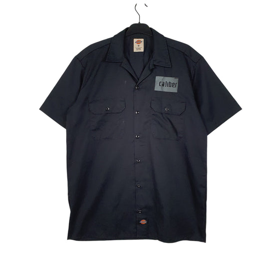 Mens Black Dickies Workwear Short Sleeve Shirt