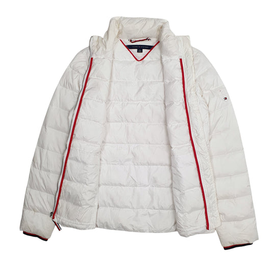Womens White Tommy Hilfiger Coat