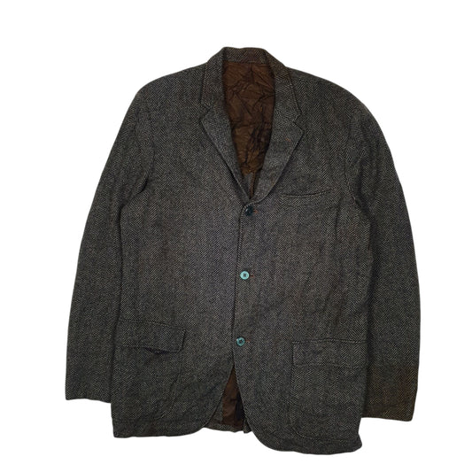 Mens Grey Gentry by Penneys Vintage 90s Union Made In USA Coat