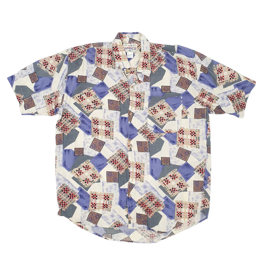 Mens Cream Aprico Short Sleeve Shirt