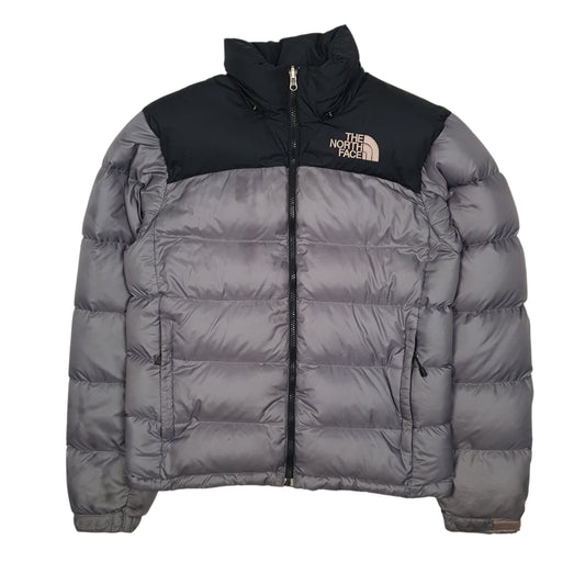 Mens Grey The North Face Nuptse Coat