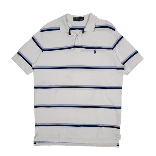 Mens White Polo Ralph Lauren Short Sleeve Polo Shirt