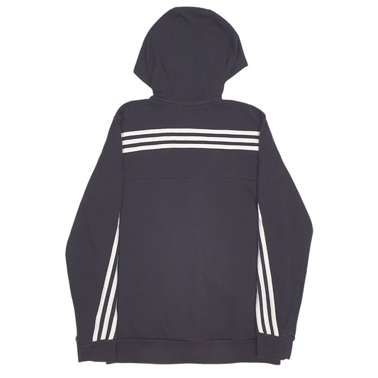 Womens Black Adidas Full Zip Jumper