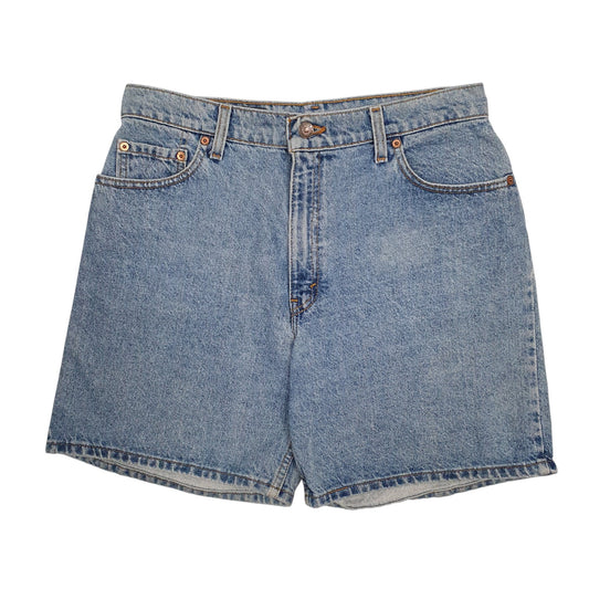 Womens Blue Levis 550 Vintage 90s Made In USA Denim Shorts