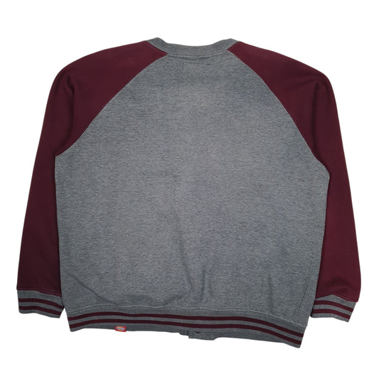 Mens Grey Dickies Full Zip Jumper