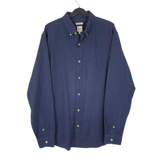 Mens Navy GAP Long Sleeve Shirt