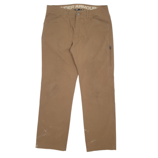 Mens Brown Under Armour Storm Walking Trousers