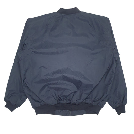 Mens Navy DNC Bomber Coat
