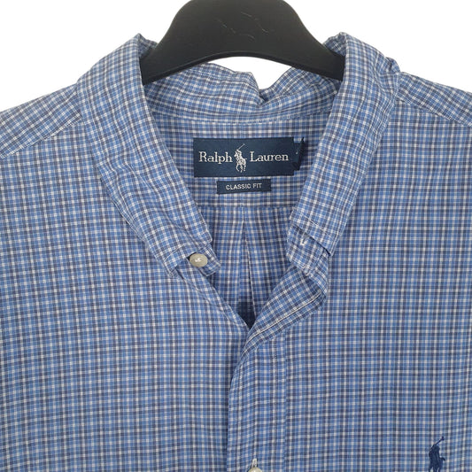 Mens Blue Ralph Lauren Shirt
