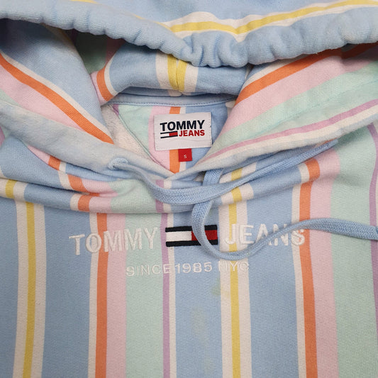 Mens Blue Tommy Hilfiger Hoodie Jumper