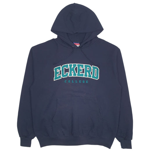Mens Navy Champion Eckerd College Hoodie Jumper