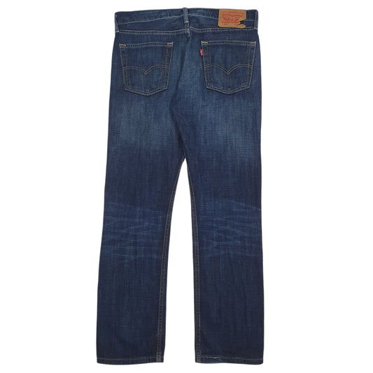 Mens Blue Levis Crewneck Jeans