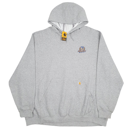 Mens Grey Carhartt Hoodie Jumper