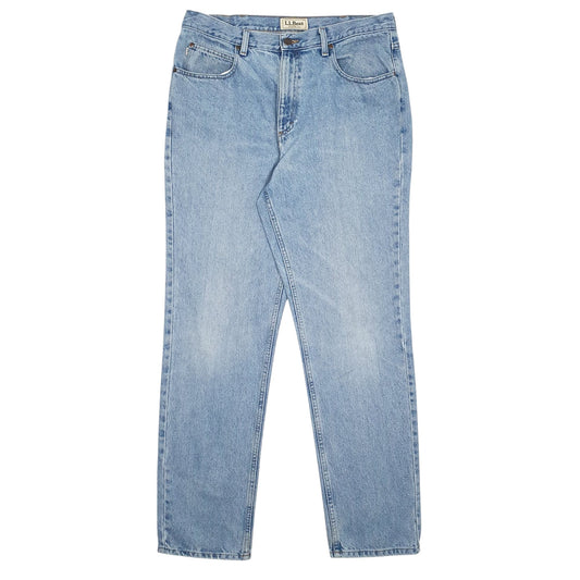 Mens Blue L.L.Bean Relaxed JeansW36 L34
