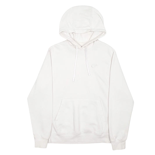 Mens White Nike Hoodie Jumper