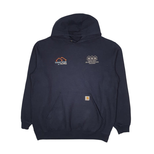 Mens Navy Carhartt Hoodie Jumper
