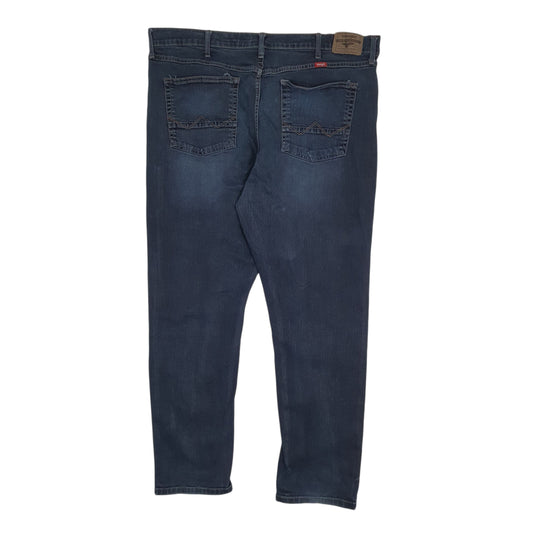 Mens Navy Wrangler Jeans