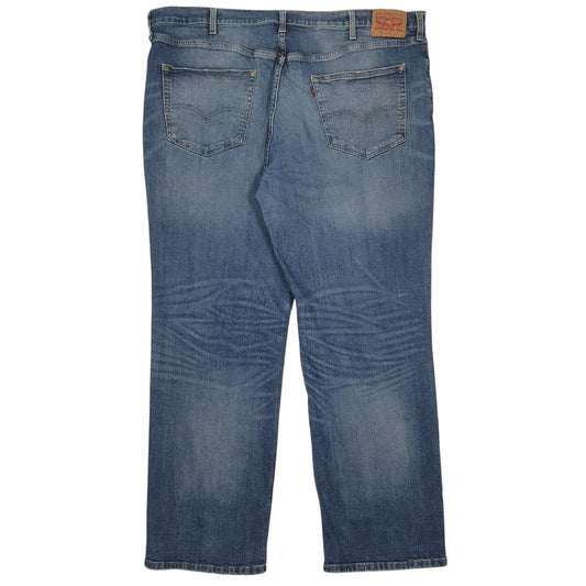 Mens Blue Levis Crewneck Jeans