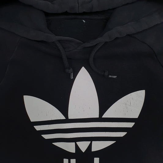 Mens Black Adidas Originals Hoodie Jumper
