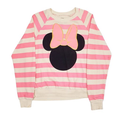 Womens Pink Disney Crewneck Jumper