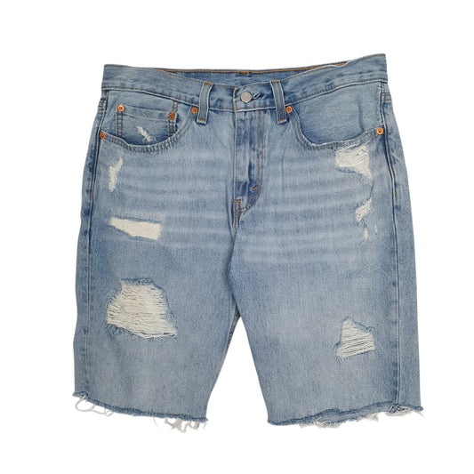 Mens Blue Levis 511 Slim Fit Denim Shorts